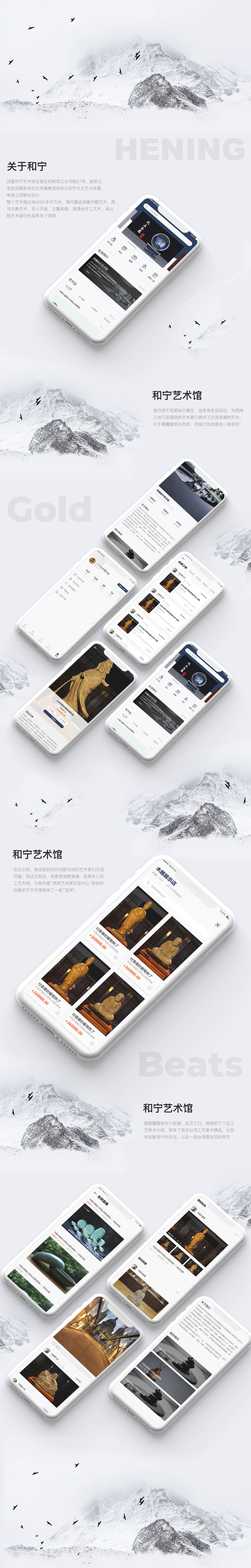 和寧藝術(shù)館網(wǎng)站效果圖